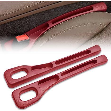 Remplisseur Universel pour Espace entre Sièges Auto, 2 Pièces Organisateur de Fente pour Siège de Voiture, Remplisseur de Fente pour Siège, Organisateur Universel, Rangement pour Sièges Auto (1/5)