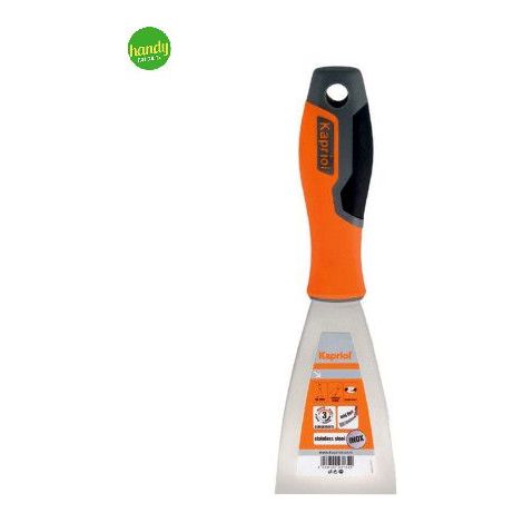 Spatola per stucco Kapriol manico in progrip lama 8cm