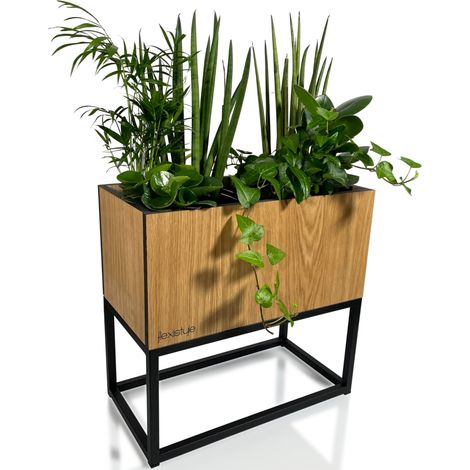 Support à fleurs en chêne LOFT FIORINO 42x22x40 cm (1/5)