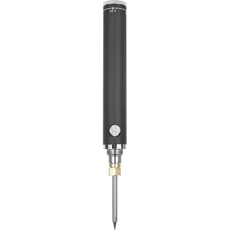 USB-Lade-Lötkolben-Set, tragbarer kabelloser elektrischer Lötkolbenstift, Schweißwerkzeug, Schwarz (1/5)