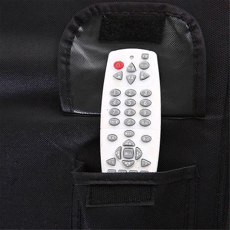 Wasserdichte Outdoor-TV-Abdeckung für 65-70 Zoll Fernseher mit Bodenabdeckung