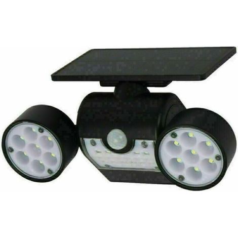 Lampe Solaire De Sécurité à Détecteur De Mouvement, Spot Mural Extérieur Puissant Avce 3 Têtes,A (1/5)