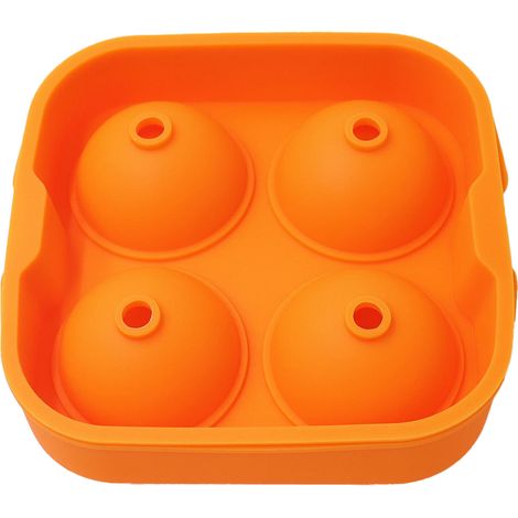 2 Moule à glace sphérique, silicone flexible, pour whisky, café glacé, popsicles, cuisine (1/5)