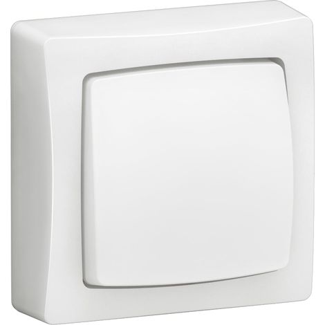 Legrand 086001L Interruptor blanco moderno 72x72 mm