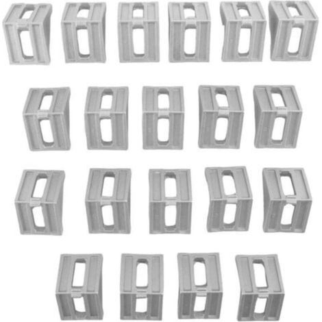 20 Stück 40x35mm Aluminium-Eckverbinder für 4040 Industrieprofile