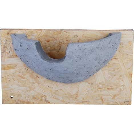 Esschert Design - Nido per Rondini a Forma di cesta rovesciata, Molto Robusta, da Circa 24 cm x 9,1 cm x 15 cm