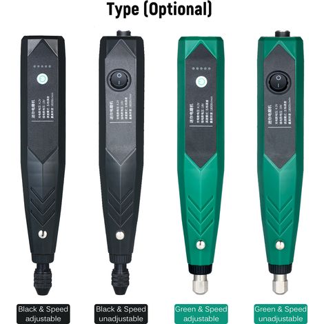 Kit de herramientas rotativas inalámbricas, amoladora eléctrica multifuncional, mini amoladora portátil recargable, herramienta para amolar, pulir, taladrar, cortar y grabar, con ajuste de velocidad d (1/5)