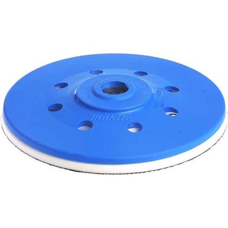 Makita – Plateau auto-agrippant 150mm pour ponceuses excentriques – Pour ponage intensif sur bois et peintures – 1966859 (1/5)