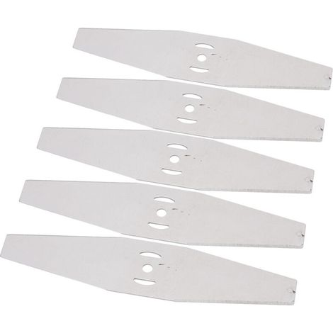 Lames de rechange pour coupe-herbe – Acier tranchant 14.8 x 3.3 cm – Compatible avec tondeuses électriques – Installation facile (1/5)