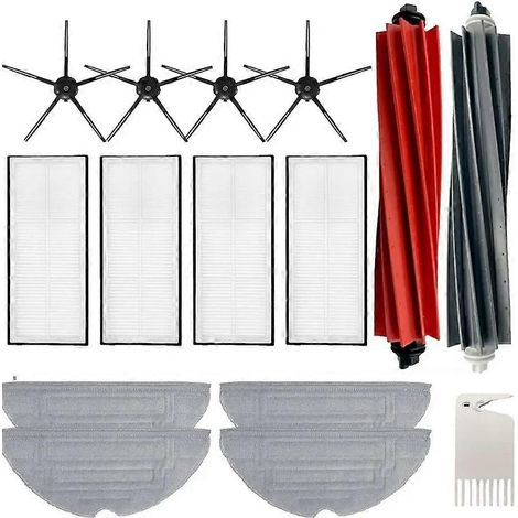 Filtre pour aspirateur brosse pour aspirateur Filtre de brosse pour aspirateur filtre de S8 Pro Ultra S8+ S8+Pro Accessoires Serpillière Cloth Side Brosse Filtre Replaceable Aspirateur Accessoires (1/5)