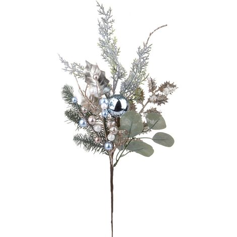 Ramo decorativo con perle per decorazioni e composizioni di fiori h 71 cm