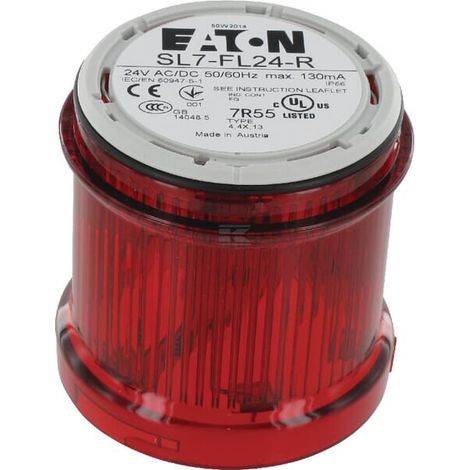 Dispositivo de mando Eaton sl7-fl24-r LED 24V IP66