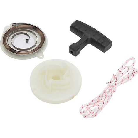 Kit de remplacement de poulie de lanceur, ressort et corde pour Husqvarna 445e, 450, 455 et 460 (1/4)