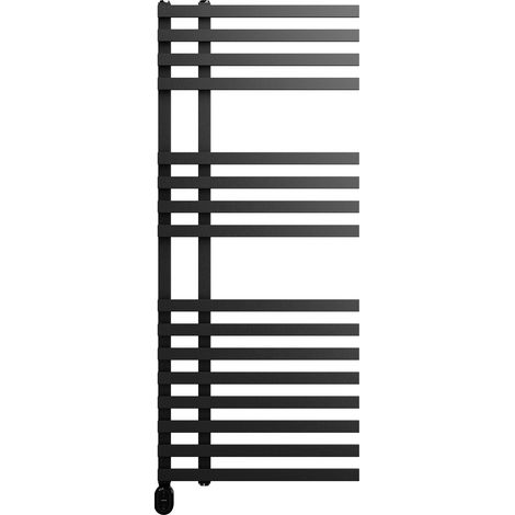ROINTE - Sèche-serviettes VENEZIA OVAL connecté 750W Noir - TVEWF50N120 (1/4)