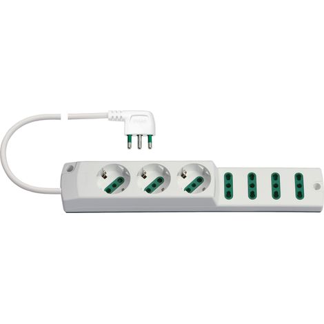 VIMAR - 00424.CC.B Presa mult. 3P30+4P17/11+S17 90° bianco