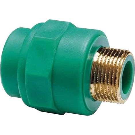 RIDUZIONE FILETTATA MASCHIO IN PPR VERDE PN25 Ø25 x 1/2""M