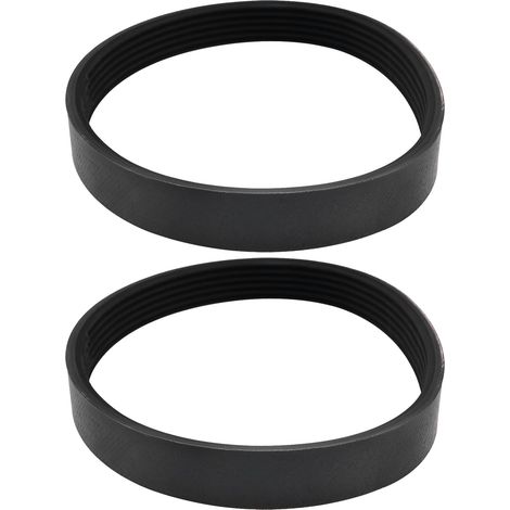 Lot de 2 courroies d'entraînement en caoutchouc 6PJ348 pour tondeuse à gazon électrique synchrone Circonférence 348 mm Largeur 14 mm Convient à la plupart des tondeuses à gazon (1/5)