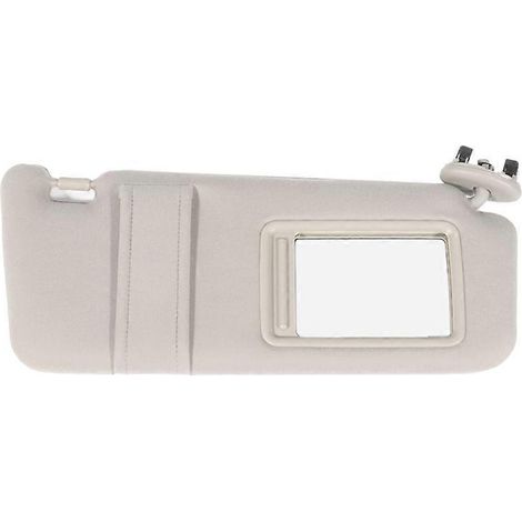 Pare-soleil beige droit pour voiture (modèles 2007-2011, sans toit ouvrant ni phares).