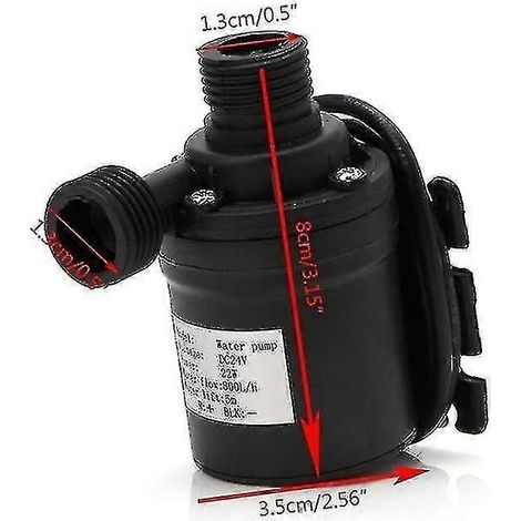 Pompe submersible portable sans balais 800 l/h 5 m 24 V pour usage domestique (1/5)