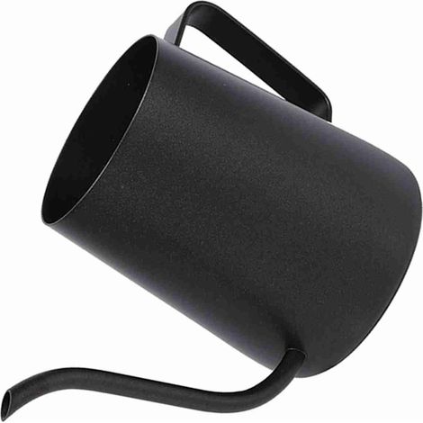 Cafetière à filtre en acier inoxydable noir avec long bec verseur en col de cygne (350 ml) (1/5)