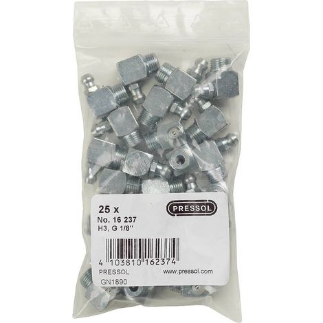 Pressol INGRASSATORE CONICO H3-90°, G 1/8'-VZ-VK 25 pz.
