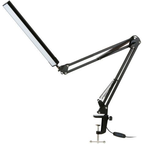 Lampe de bureau pliable à 3 niveaux DC 5V 12W 80Leds, apprendre à lire la lampe de bureau pliable à bras long de chevet, gradation à 10 niveaux, 3 couleurs, alimentée par USB (1/5)