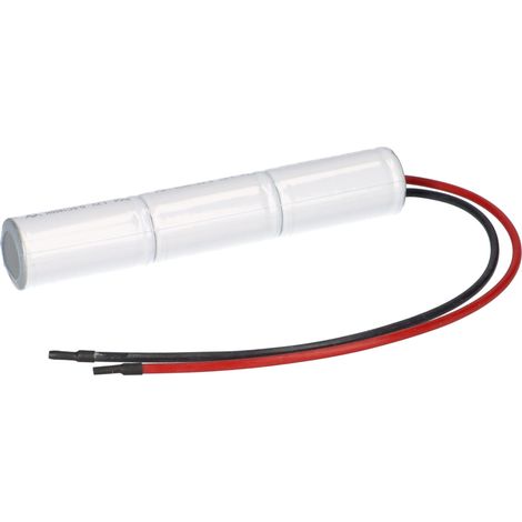 Notleuchtenakku 3,6V 1800mAh NiCd L1x3 – 20 cm Kabel – passend für L31NiCD1800 / NiCD1800 (1/5)