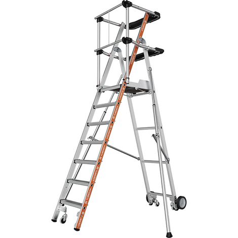 Stehleiter 7 Stufen - Maximale Arbeitshöhe 3,63m - 2274167