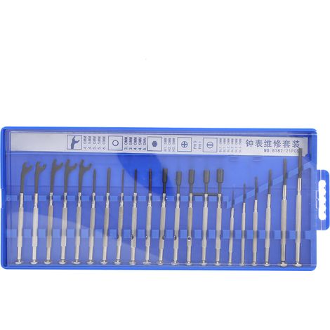 Ensemble de 23 Tournevis Acier Chrome‑Vanadium pour Réparation Téléphone Mobile, Lunettes et Électronique (1/5)
