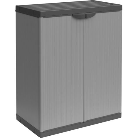 GLOUPIE Armadietto Per Raccolta Differenziata Con 2 Ante E 3 Sacchetti Joker, L 68 x P 40 x H 85 Cm