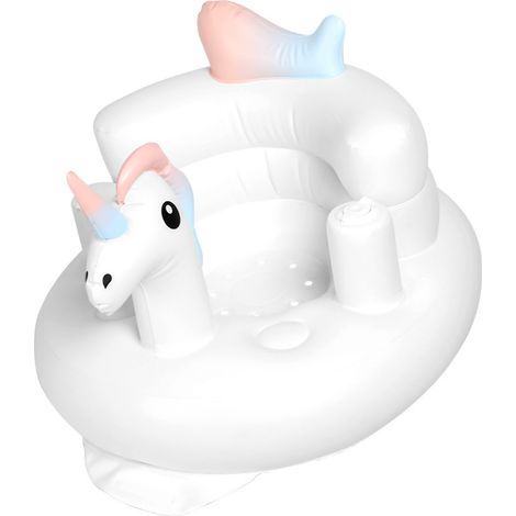 Chaise gonflable bébé motif animal mignon grande base PVC douce confortable pour nourrisson (1/5)