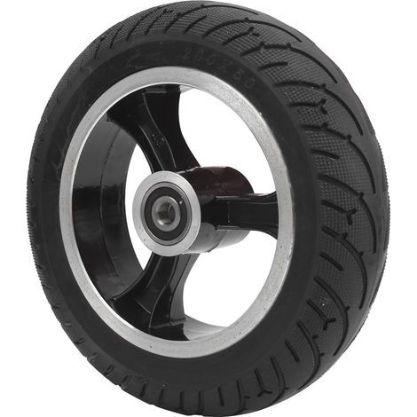 Pneu de Scooter électrique 8in 200x50 moyeu de Scooter de Roue Solide Avant Ensemble de pneus antidéflagrants pour Scooter électrique (1/5)
