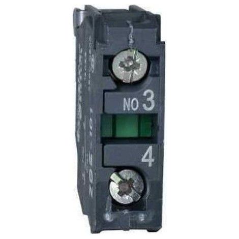 Bloque contacto ZBE estándar 1 NA IP20 22mm con tornillo y terminales 2x1,5mm²