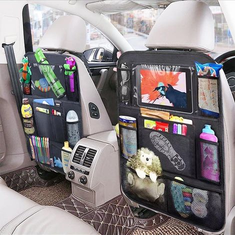 Rangement Siege Voiture avec 10 Poches, Impermérable (1/4)