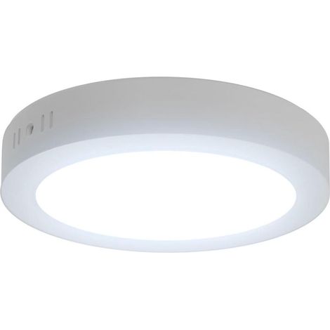 LED-Deckenleuchte, 18 W (entspricht 175 W), 2100 lm, hohe Helligkeit, kaltweiß (6500 K), geeignet für Badezimmer und Wohnzimmer, Ø 17,4 cm (1/5)