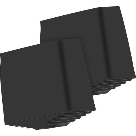 Couvre-Pieds Protection Résistante à l'usure en Caoutchouc Antidérapants Lot de 2 Pièces et Légère pour Échelle Pliable pour Usage Domestique (1/5)