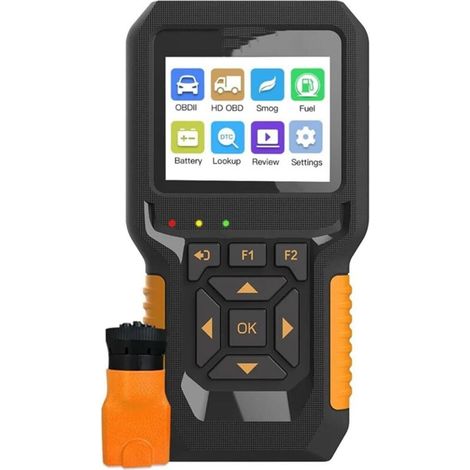 NC601 12V 24V Benzina e Diesel OBD2 Scanner di codici Strumento di riparazione del motore Lettura ed eliminazione dei dati Decoder di guasti per camion Diagnostica