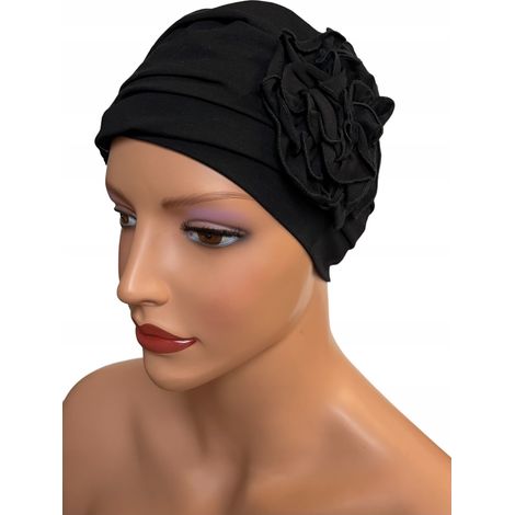 Dalia Be Turbante Sombrero Negro Bufanda Eva Design (1/5)