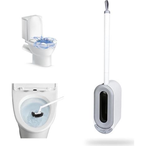 Wall Mounted Toilet Brush with Holder Toilet Brush (1/5)