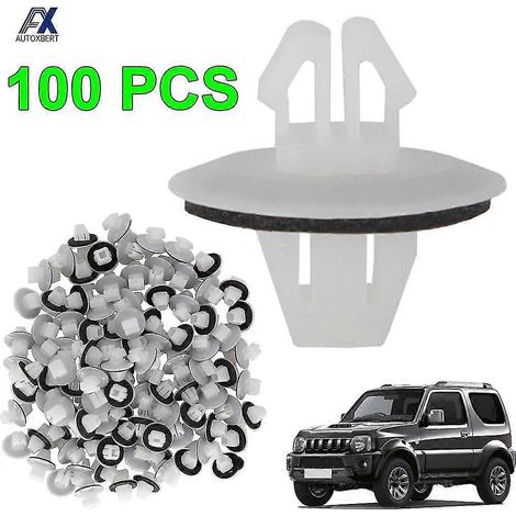 100 PCS/SET Car Mounting Moulding Holder Trim Clips For Suzuki Jimmy Vitara SX4 Swift Toyota Corolla RAV4 OE 77553-65D10 (1/5)