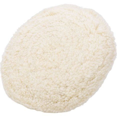 Tampon de polissage professionnel en laine de 26,8 cm pour voiture, moto et bateau : surface lisse et rapide (1 pièce). (1/5)