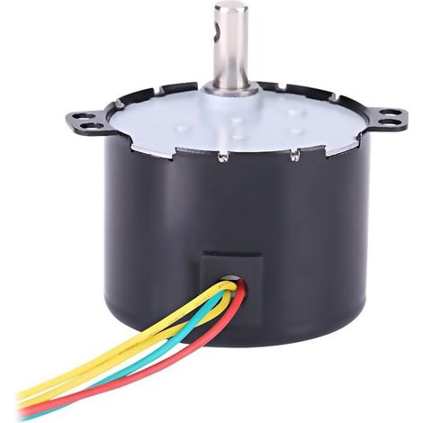Elektrischer Synchronmotor, 220 V, 50KTYZ AC, 10 W, 0,5 A, kleiner, langsam laufender Permanentmagnet-Synchronmotor, CW/CCW, 2,5/20 U/min (1/5)