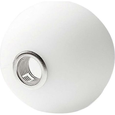Weißer Glaslampenschirm für E14-Glühbirne, 2,7 cm (1,06 Zoll) Fassung, moderner Lampenschirm für Tisch- und Pendelleuchten. Glaskugel. (1/5)