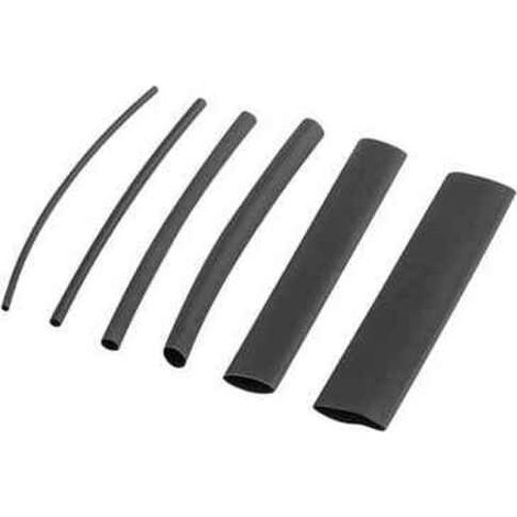 Set mit Schrumpfschläuchen, schwarz, Lanberg, 100 Stück