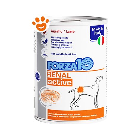 Forza10 Dog Renal Active Agnello - Forza10 Dog Renal Active Agnello - Lattina Da 390 Gr