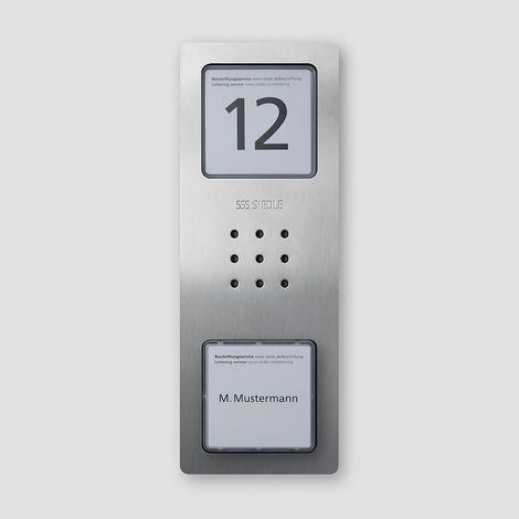 Siedle Audio-Türstation CA 850-1 E Comp Edelst. In-Home-Bus 1 WE 210008733-00 (1/2)