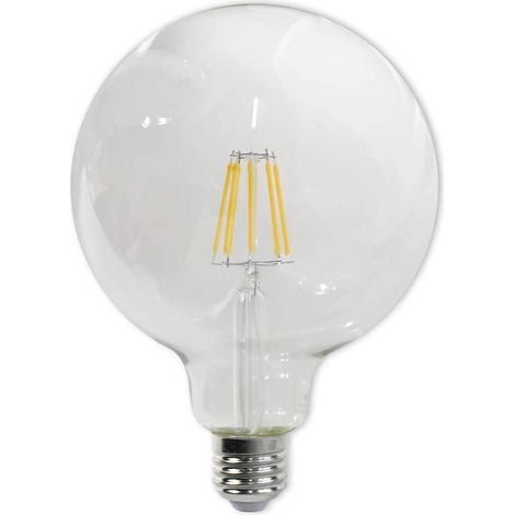 Lampadina led a filamento 8 watt attacco e27 globo g125 sfera a luce calda 3000k risparmio energetico 880 lumen lampada illuminazione