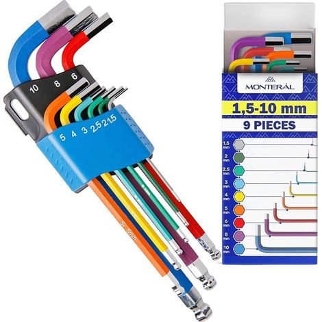 Torx Key TT10-TT50 9x – Set of Tamper Keys Torx Alloy Steel (1/5)