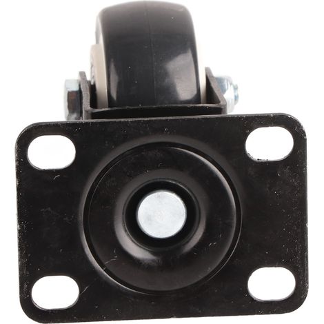 Roues universelles à fond plat de 5 cm (2 pouces) en 4 parties, roues en PVC silencieuses et résistantes à l'usure, roues pivotantes à double roulement (1/5)