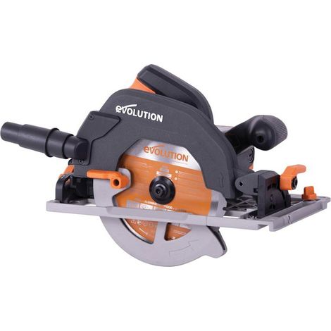 Evolution Power Tools R185CCSX+ Circular Track Saw 185mm 1600W 110V EVLR185CSXPL